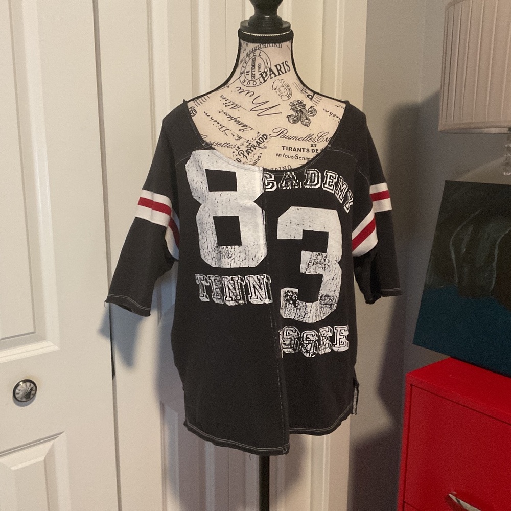 The query "83 academy Tennessee Oversized top by Free People